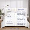 100% Cotton Oversized King plus 3 Piece Duvet Cover set 128x120 inch Breathable Luxury Soft & Cozy | Durable and Fade Resistant | Double Hem-Stitched Sateen Weave (Oversized King plus, White) view 2