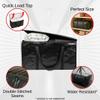 BAG-THAT! 4-Pack Black Moving Bags, Extra Large Storage Bags with Zipper, Water Resistant Packing Bags for Moving Supplies, Heavy Duty Moving Totes with Carrying Handle view 3