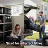 BAG-THAT! 4-Pack Black Moving Bags, Extra Large Storage Bags with Zipper, Water Resistant Packing Bags for Moving Supplies, Heavy Duty Moving Totes with Carrying Handle view 4