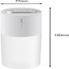 DULASP 400ml Small Cool Mist Humidifier, Portable Mini Humidifier, USB Desktop Humidifier for Bedroom Office Travel Car view 4