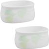 GImLY Ceramic Sugar Packet Holder Leaf Print Tea Bag Bowl, Set of 2 view 1