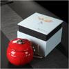ceramic storage jar Ceramic Food Storage Jar with Airtight Lid, Tassel Style Home Airtight Jar Gift Box Packaging for Coffee, Tea, Condiments, Cereals, Sugar - Kitchen Dining Room Decoration Storage J view 1
