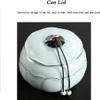 ceramic storage jar Ceramic Food Storage Jar with Airtight Lid, Tassel Style Home Airtight Jar Gift Box Packaging for Coffee, Tea, Condiments, Cereals, Sugar - Kitchen Dining Room Decoration Storage J view 3