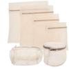 Cabilock 6pcs Mesh Laundry Bags Set for Washing Machine Delicate Wash Bags for Underwear and Bras for Clothes Storage and Organization Beige view 1