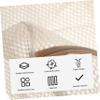 Cabilock 6pcs Mesh Laundry Bags Set for Washing Machine Delicate Wash Bags for Underwear and Bras for Clothes Storage and Organization Beige view 4