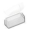 2pcs Iron Hanging Storage Organizers Punch Baskets for Kitchen Pantry Office and Bathroom Easy Installation Iron Material Versatile Use in Multiple Scenes view 1