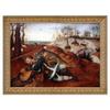 Lasite Canvas Wall Art Pieter Brueghel the Younger Painting Picture Reproduction Room Decor Famous Art Prints Modern Artwork Framed Poster (The good shepherd,20x28cm 8x11inch-Gold) view 1