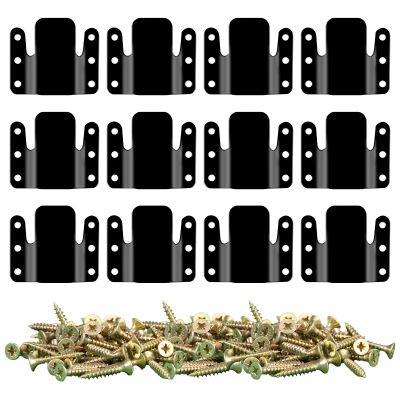DEEPDREAM 12 Pcs Sectional Couch Clips Metal Sofa Connector Interlocking Furniture With 74 Pcs Screws