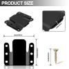 DEEPDREAM 12 Pcs Sectional Couch Clips Metal Sofa Connector Interlocking Furniture With 74 Pcs Screws view 2