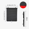 Blackout Roller,Shade Blind Shade,Punch-Free Temporary Blinds Free- Perforated Balcony Suction Cup Sunshade Blackout Curtain,for Window Door Balcony Sunshade,W68*H125cm/W26.77*H49.21in view 2