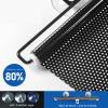 Blackout Roller,Shade Blind Shade,Punch-Free Temporary Blinds Free- Perforated Balcony Suction Cup Sunshade Blackout Curtain,for Window Door Balcony Sunshade,W68*H125cm/W26.77*H49.21in view 3