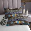 3 Piece Lake Theme Quilt Bedding Set Women Aldult Lightweight Bedding Rustic Wooden Barn Bedspread Set Plank Wall Bedspread Coverlet Soft Microfiber Home Quilt Set for King Bed All Season view 4