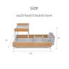 Signim casa Bamboo Wood Dish Drying Rack (w) 20.9X(d) 13.6X(h) 9.5inch view 3