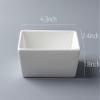 GImLY 2pcs White Ceramic Sugar Packet Holders Tea Bag Bowls view 2