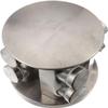 1 Set Seasoning Spice Rack Stainless Steel Round BBQ Condiment Spice Tower Dry Herb Salt Sugar Pepper Jar Bottle for Home Kitchen Restaurant Style 1 view 1