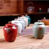 GImLY 3 Pack Ceramic Tea and Coffee Sugar Jar Set, Tea and Coffee Sugar Jar Set, Chinese Style Tea and Coffee Sugar Jars for Coffee, Herbs, Spices-A view 4