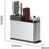 ZAEGO Kitchen Knife Holder Knife Block Kitchen Knife Holder Stainless Steel Knife Blocks Cooking Storage Container Kitchen Tool Holder Knife Holder for Counter view 2