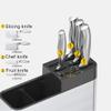 ZAEGO Kitchen Knife Holder Knife Block Kitchen Knife Holder Stainless Steel Knife Blocks Cooking Storage Container Kitchen Tool Holder Knife Holder for Counter view 3
