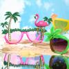 Xuhal 36 Pcs Luau Party Sunglasses Funny Hawaiian Glasses, Tropical Fun Sunglasses Beach Decorations Party Favors, Summer Beach Pool Themed Supplies for Adult view 2
