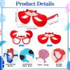 Xuhal 36 Pcs Luau Party Sunglasses Funny Hawaiian Glasses, Tropical Fun Sunglasses Beach Decorations Party Favors, Summer Beach Pool Themed Supplies for Adult view 3