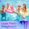 Xuhal 36 Pcs Luau Party Sunglasses Funny Hawaiian Glasses, Tropical Fun Sunglasses Beach Decorations Party Favors, Summer Beach Pool Themed Supplies for Adult view 4