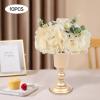DYNAMI 10 Pcs Artificial Flower Balls,Artificial Flower Bouquet Plastic Flower Arrangements for Wedding Table Centerpieces Decoration (30 * 30cm,Champagne) view 4