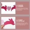 UPKOCH 2pcs Easter Decor Hanging Bunting Festive Bunny Banner for Party Decoration Cheerful Photo Prop Easy to Use Easter Party Supplies view 3