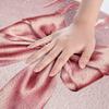 Pink Bowknot Kids Bath Mats,Pink Shimmer Dreamy Bow Tie Mats Rugs,Girls Boys Adults Home Decor,Feminine Glamorous Fashion Bath Carpets,Romantic Chic Bath Rugs,Absorbent Floor Mats,16Wx24L Inches view 2