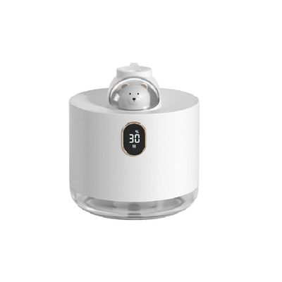 GKI Space Shuttle Humidifiers with Night Light, Mini Cool Mist Humidifier 500ml Portable Air Diffuser, Gift for Christmas, Valentines, for Bedroom, Baby, Desktop, Home, Office (white)