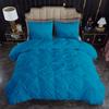 All Star Linen Twin Duvet Cover Sets 1Pcs Cotton Blue Pinch Pleated Zipper Closure Duvet Cover Twin (68 x 90) view 1