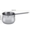 0.8-Quart Milk Warmer Pot, Stainless Steel Mini Butter Coffee Warmer, Melting Pot Milk Saucepan with Dual Pour Spout view 2