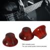 Miskall Guitar Volume Knob, 3 Pcs Wood Eco Friendly Precise Electric Guitar Knob for Replacement (Annatto) view 3