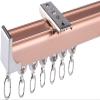 FEHUN Room Divider Track, Hospital Curtain Rose Gold Curtain Straight Track, 1.5mm Thick Living Room Separation Bracket System for Hide Closet/Screened Porch, Ceiling Mount Rail (Size : 300cm/9.8ft) view 1