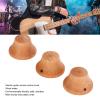 Miskall Guitar Volume Knob, 3 Pcs Wood Eco Friendly Precise Electric Guitar Knob for Replacement (Maple) view 2