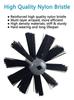chimney sweep kit Chimney Sweeping Brush, Chimney Cleaning Brush Kit, Sweep Sweeping Brush Drain Rod Set Accessory Includes 6/9/12/15 Flexible Rods, 1 Brush Head Chimney Sweep Kit ( Color : 15 Rods , view 2