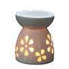 Ceramic Tealight Candle Holder, Essential Oil Burner Wax Melt Burners Tea Light Wax Melt Warmer Ceramic White Tealight Holder for Home Bedroom Decor Christmas Housewarming Gift view 1
