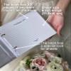 Vizzara, Guest book Sage green wedding, Personalized, Wedding guest book Sage green with eucalyptus wedding, Wedding book Modern Minimalist wedding view 3