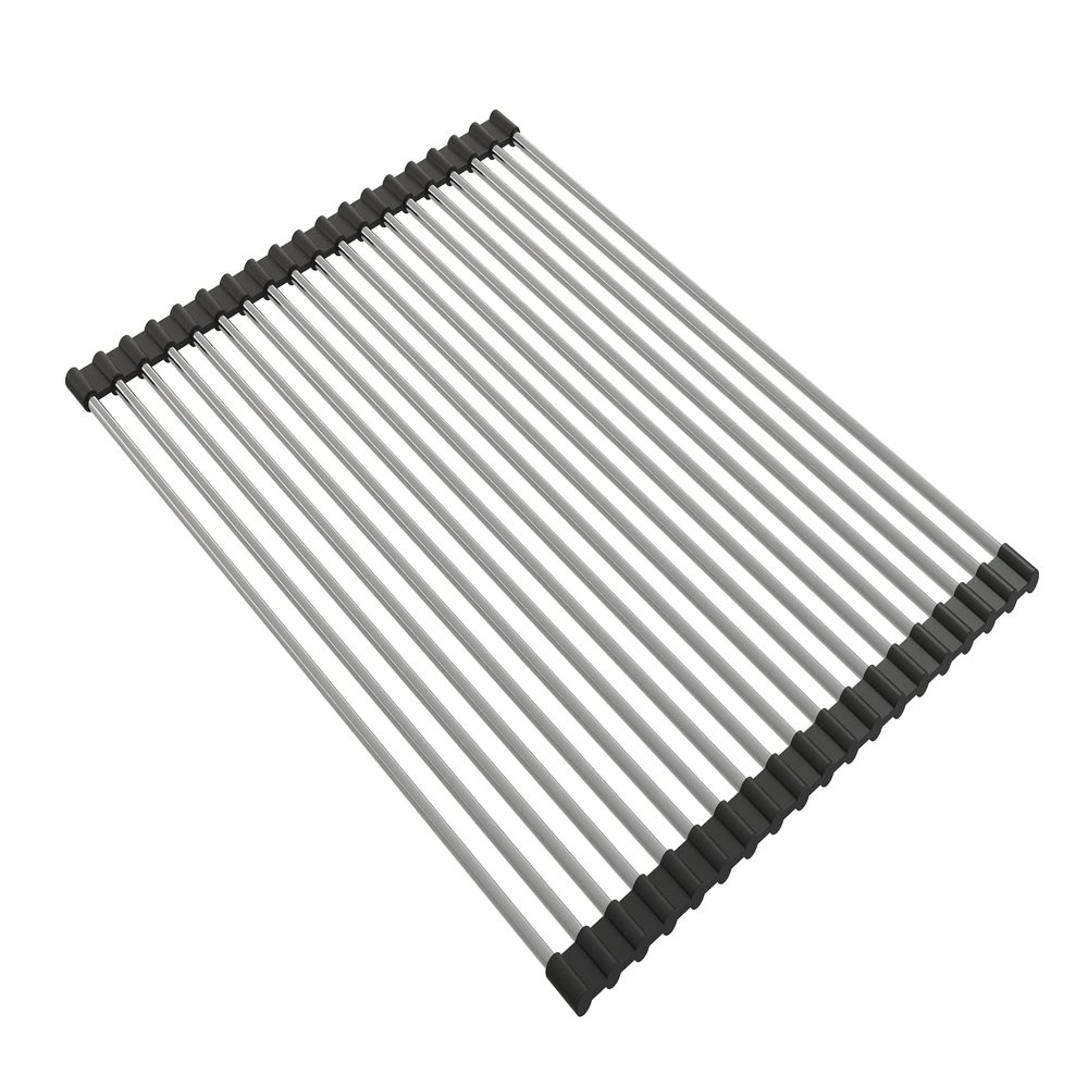 BOCCHI Stainless Steel Roller Mat with Black Edging For 1616, 1618, 1633 (inner ledge)