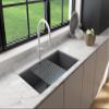 BOCCHI Stainless Steel Roller Mat with Black Edging For 1616, 1618, 1633 (inner ledge) view 2