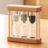 Creative 1/3/5 Minute Wooden Sand Glass Hourglass Timer Clock Home Decor Kitchen Tools Gift for Simple Style view 1