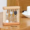 Creative 1/3/5 Minute Wooden Sand Glass Hourglass Timer Clock Home Decor Kitchen Tools Gift for Simple Style view 2
