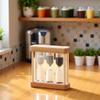 Creative 1/3/5 Minute Wooden Sand Glass Hourglass Timer Clock Home Decor Kitchen Tools Gift for Simple Style view 3