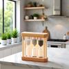 Creative 1/3/5 Minute Wooden Sand Glass Hourglass Timer Clock Home Decor Kitchen Tools Gift for Simple Style view 4