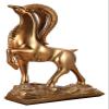 ALDEPO Sculpture Tabletop Statue Sheep Statues Figurines Decor, Sheep Led by Resin Ornament Decoration view 1