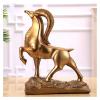 ALDEPO Sculpture Tabletop Statue Sheep Statues Figurines Decor, Sheep Led by Resin Ornament Decoration view 2