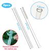 6 Pack Replacement Straw for Stanley Adventure Quencher 40 oz 30 oz Cup Tumbler, Reusable Straws for Stanley 40 oz & Simple Modern Tumbler with Handle, with Cleaning Brush for Stanley Cup Accessories view 2