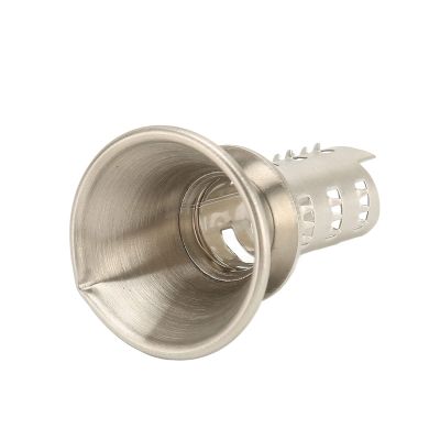 304 Stainless Steel Manual Lemon Juicer, Silver, Trumpet Shaped Pouring Nozzle, Compact Hand Squeezer