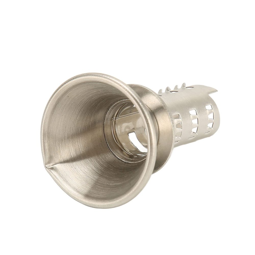 304 Stainless Steel Manual Lemon Juicer, Silver, Trumpet Shaped Pouring Nozzle, Compact Hand Squeezer