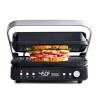 GreenPan 6-in-1 Multifunction Removable Plate Indoor Grill & Electric Griddle, Diamond Infused PFAS Free Ceramic Nonstick Reversible Plates, Opens Flat, Adjustable Temp, Panini Press, Black view 1