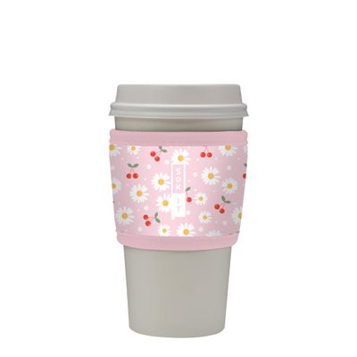 Sok It HotSok Coffee & Tea Reusable Insulated Neoprene Cup Sleeve (Cherry Bomb)